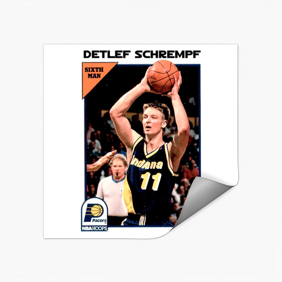 Detlef Sixth Man Schrempf - Basketball - Stickers