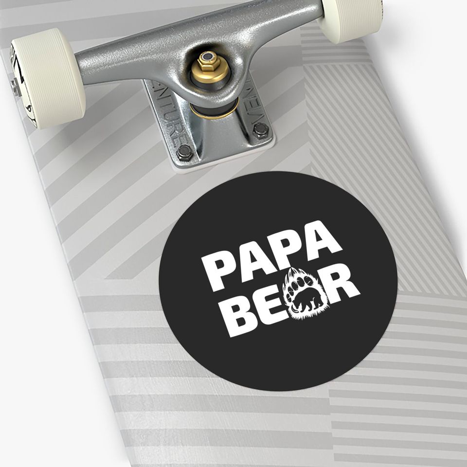 papa bear - Papa Bear Father Day Gift Idea - Stickers