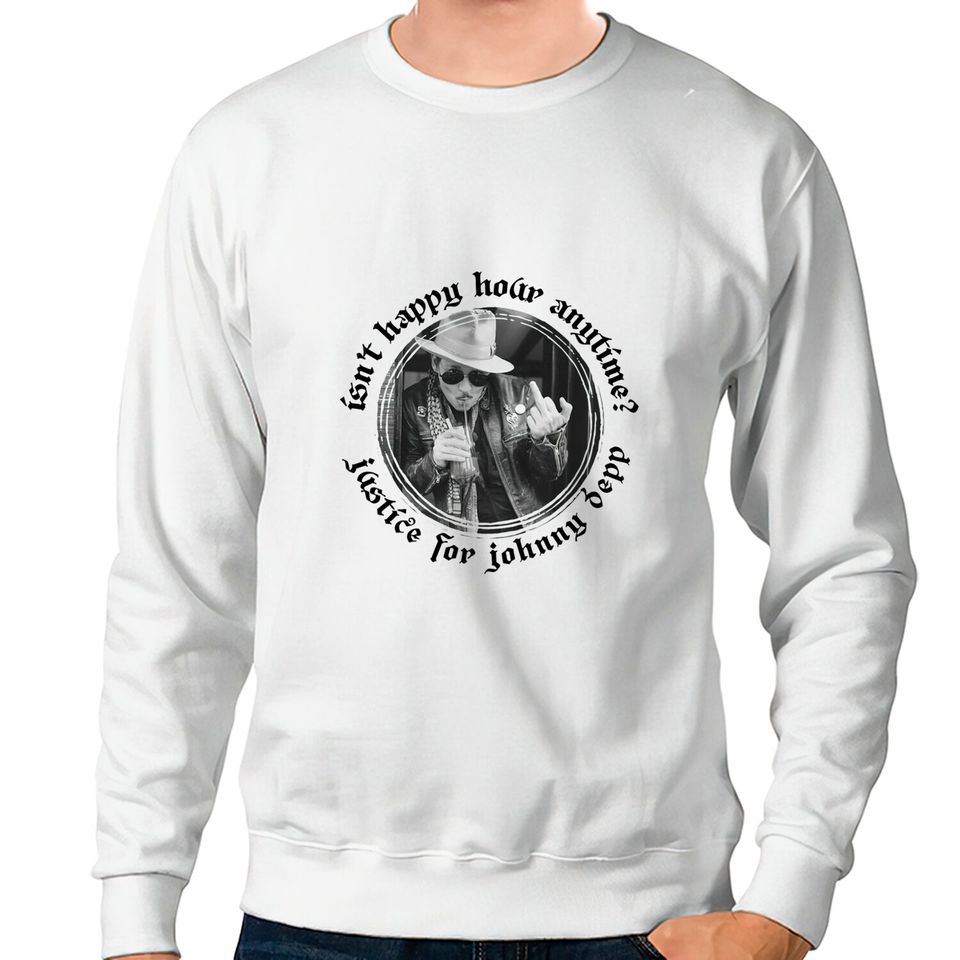 Johnny Depp Sweatshirts, Justice for Johnny Depp Sweatshirts