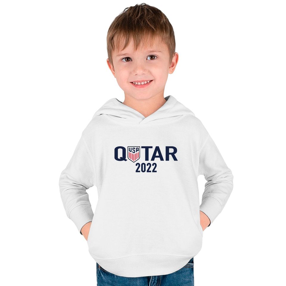 Qatar 2022 World Cup USA - Usa Soccer - Kids Pullover Hoodies