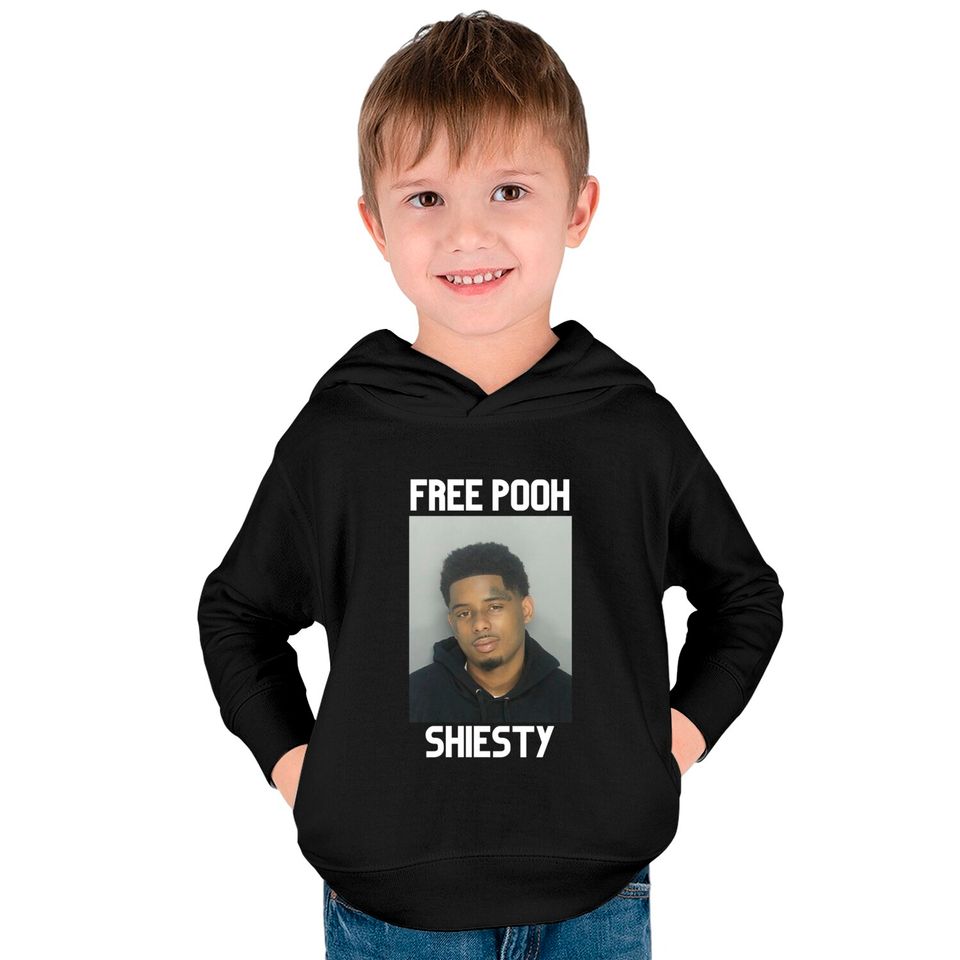 Free Pooh Shiesty Classic Kids Pullover Hoodies