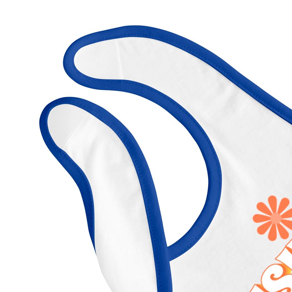 Retro Jesus freak hippie flowers-vintage Jesus Bibs