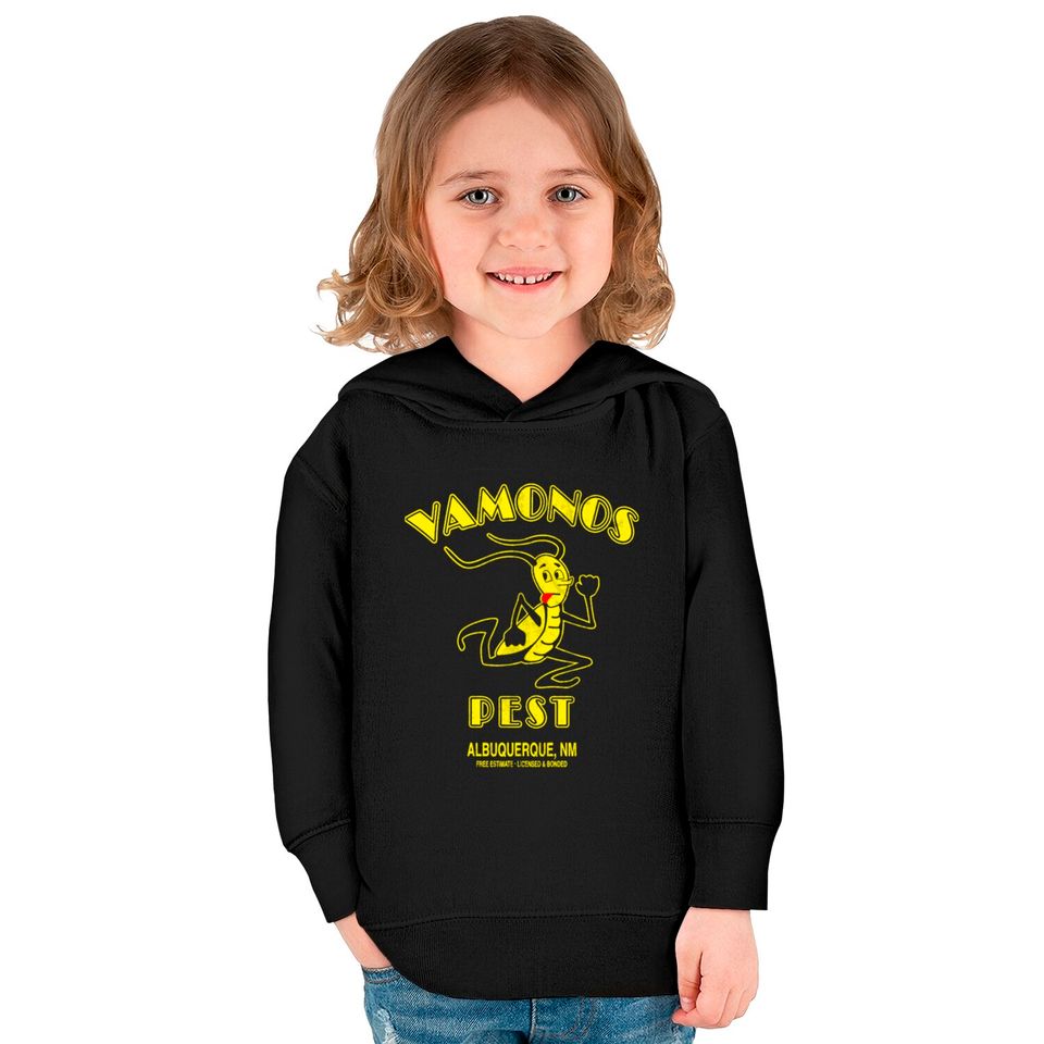Vamonos Pest Control Logo Kids Pullover Hoodies