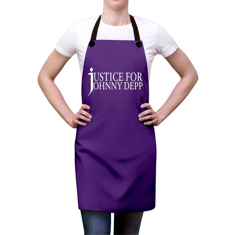Justice For Johnny Depp Aprons, Johnny Depp Apron, Johnny Depp Apron