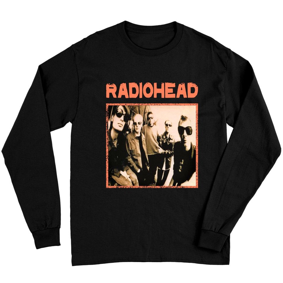Radiohead Group Shirt Prtin Art Long Sleeves