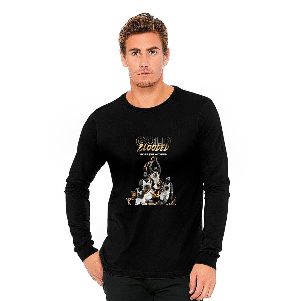Gold Blooded Long Sleeves, Warriors Gold Blooded Long Sleeves