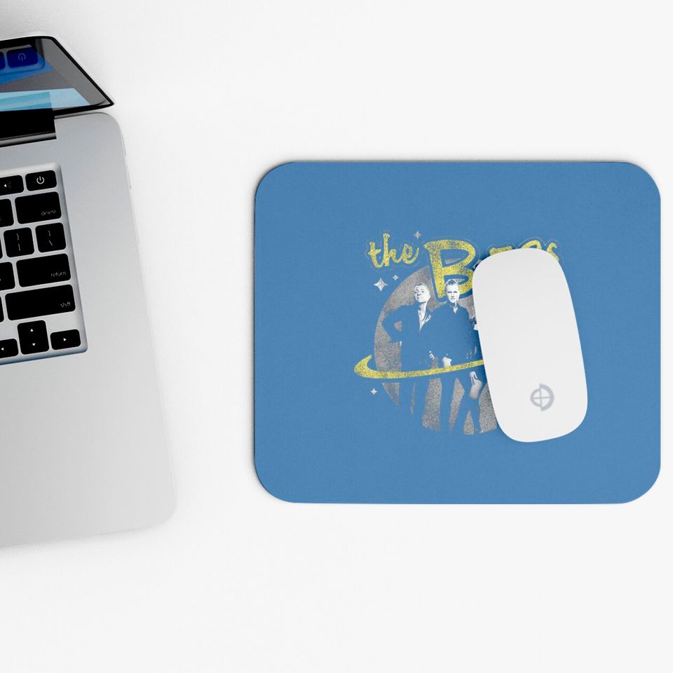 The B-52's Logo and Planet Navy Heather Mouse Pads