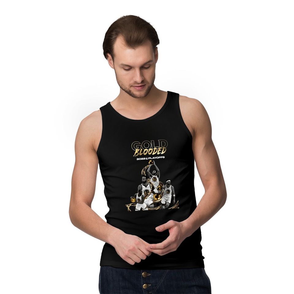 Gold Blooded Tank Tops, Warriors Gold Blooded Tank Tops