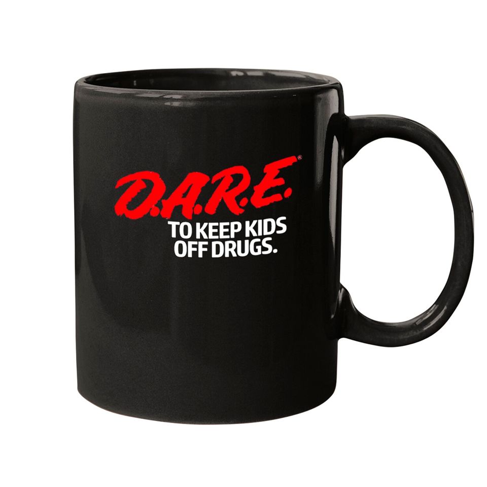 D.A.R.E. (Dare) Vintage 90's Logo Mugs