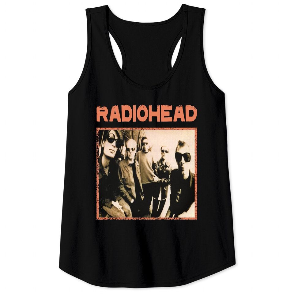 Radiohead Group Shirt Prtin Art Tank Tops