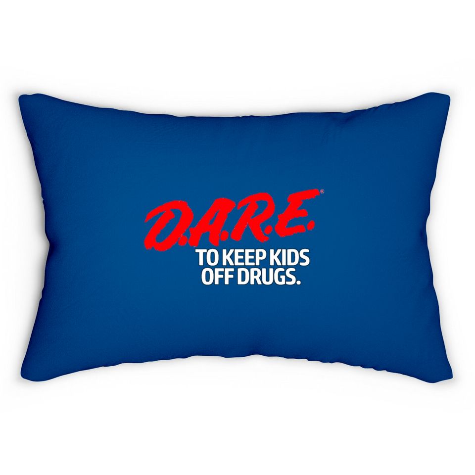 D.A.R.E. (Dare) Vintage 90's Logo Lumbar Pillows