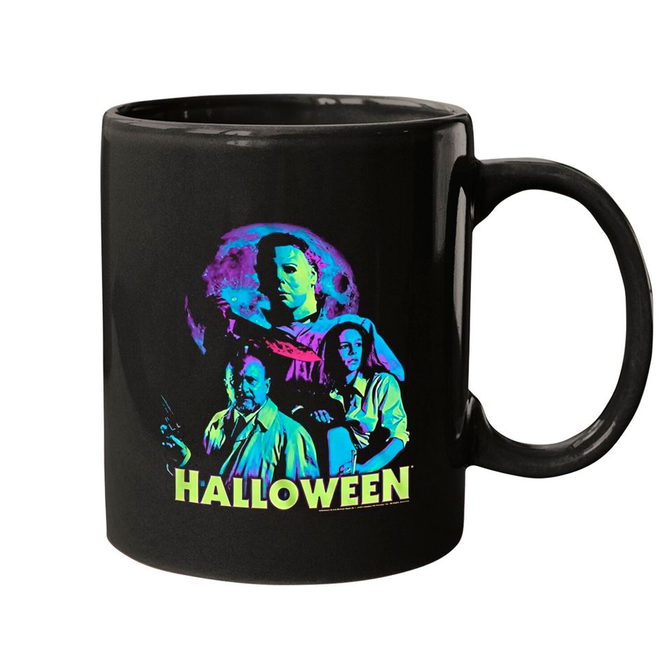 Michael Myers Horror Movie Dr. Loomis Laurie Mugs