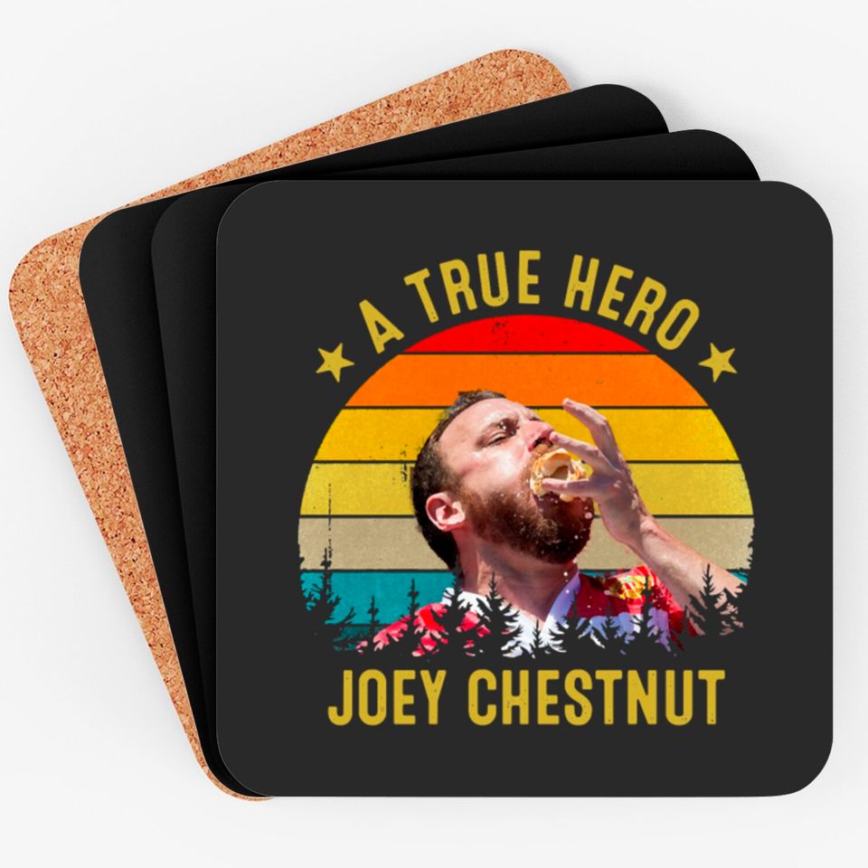 A True Hero Funny Joey Chestnut Vintage Retro Clas