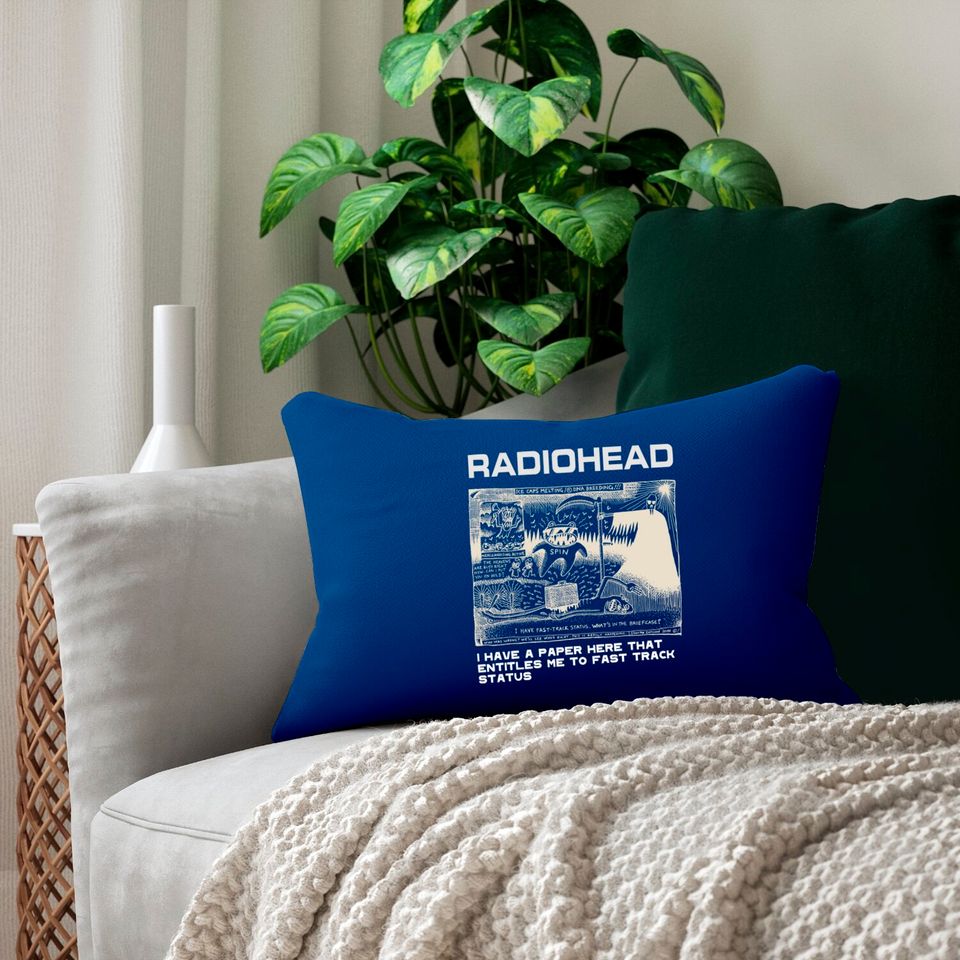 Radiohead Lumbar Pillows