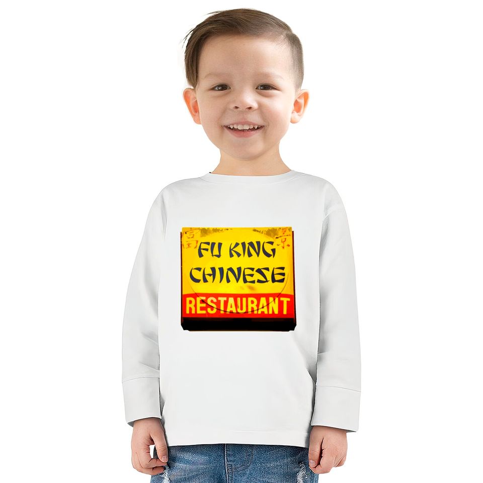 Fu King Chinese Restaurant  Kids Long Sleeve T-Shirts