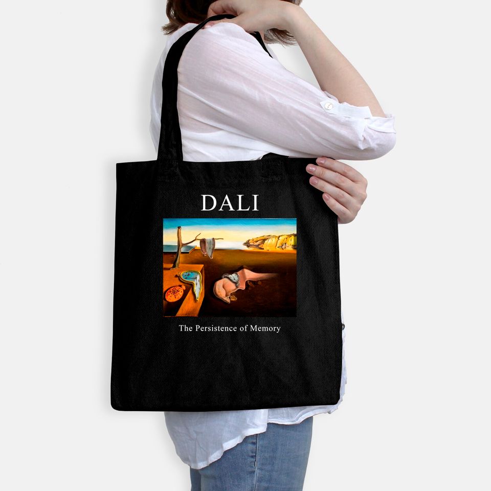 Dali The Persistence of Memory Shirt -art shirt,art clothing,aesthetic shirt,aesthetic clothing,salvador dali shirt,dali tshirt,dali Bags