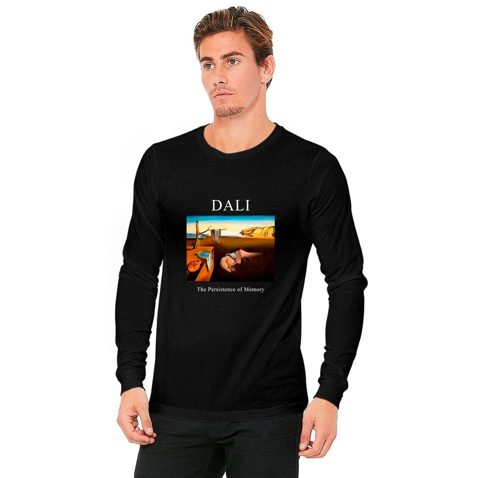 Dali The Persistence of Memory Shirt -art shirt,art clothing,aesthetic shirt,aesthetic clothing,salvador dali shirt,dali tshirt,dali Long Sleeves