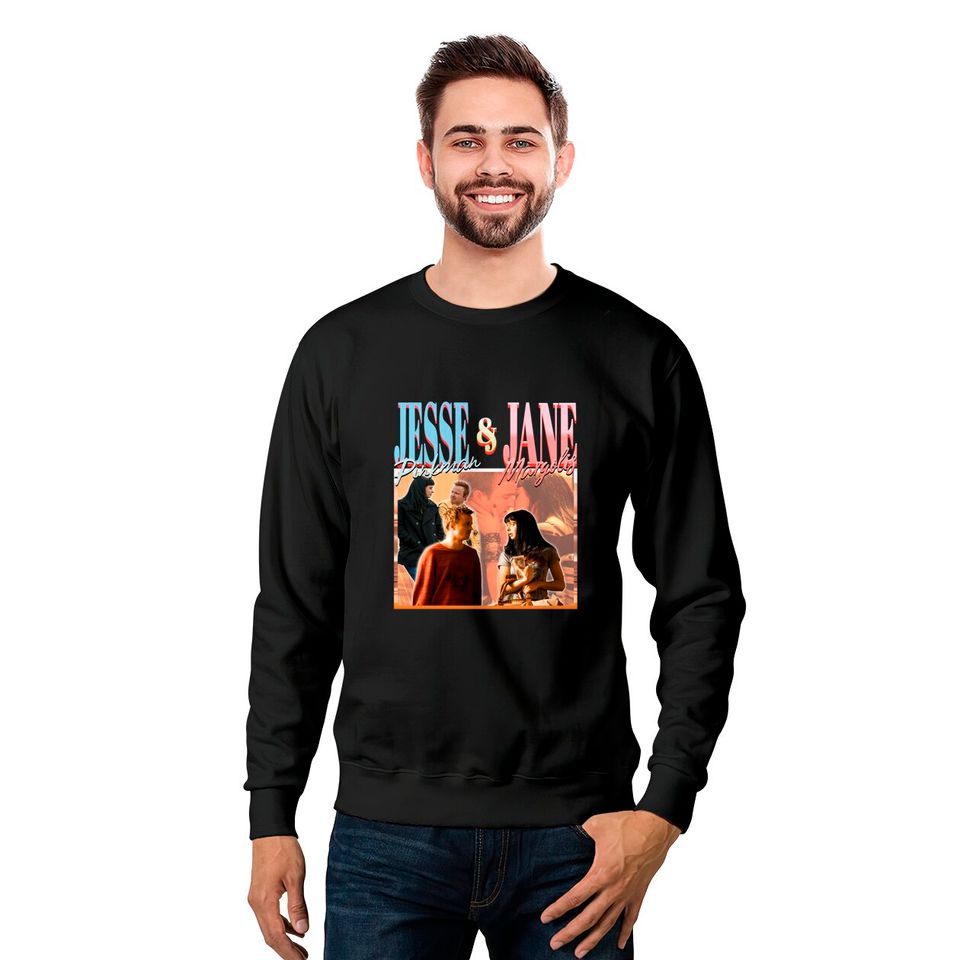 RETRO Jesse Pinkman jane Margolis, Couple Sweatshirts,Vintage Jesse Pinkman Sweatshirts Retro | Breaking Bad Sweatshirts