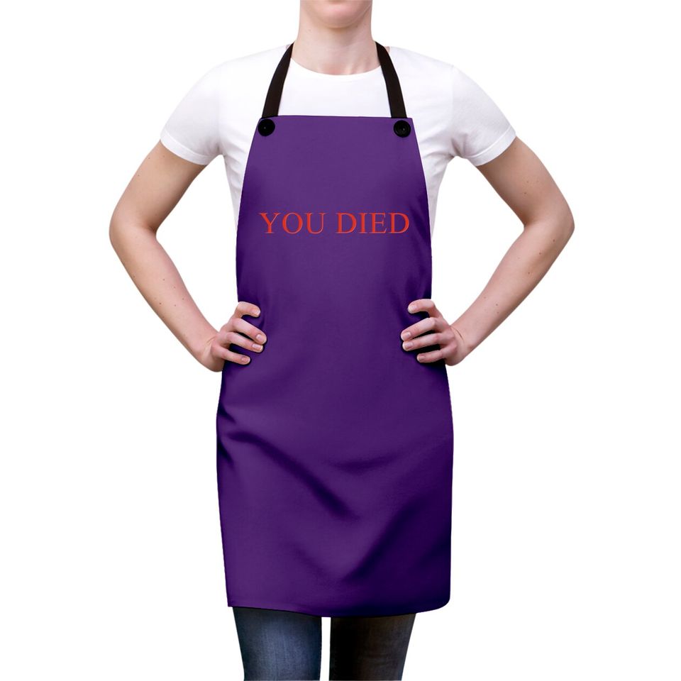 YOU DIED Bloodborne Dark Souls Aprons