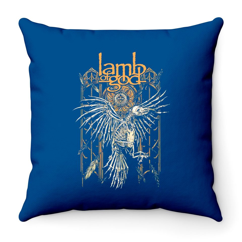 Lamb of God Band Throw Pillows