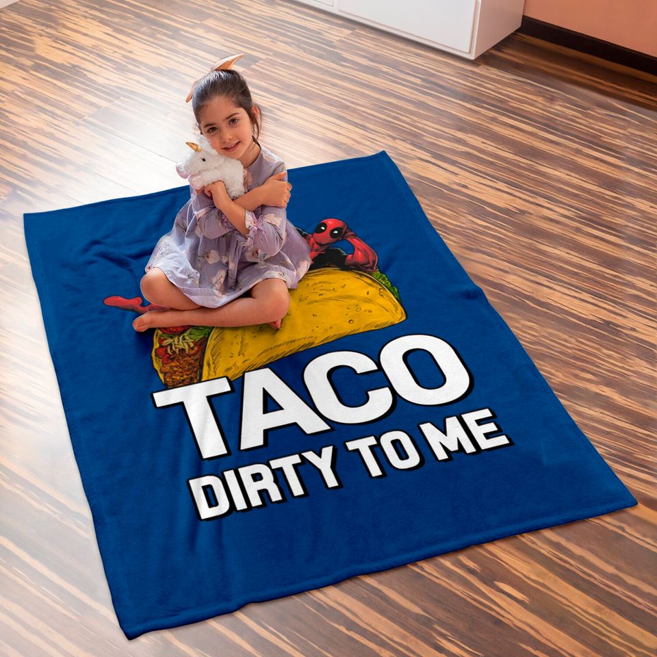 Marvel Deadpool Taco Dirty to Me Racerback Baby Blankets