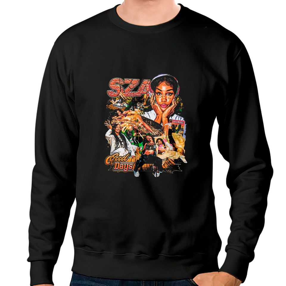 SZA Shirt, SZA Printed Graphic Tee, Sza Good Days Sweatshirts, RAP Hip-hop Sweatshirts, Vintage shirt