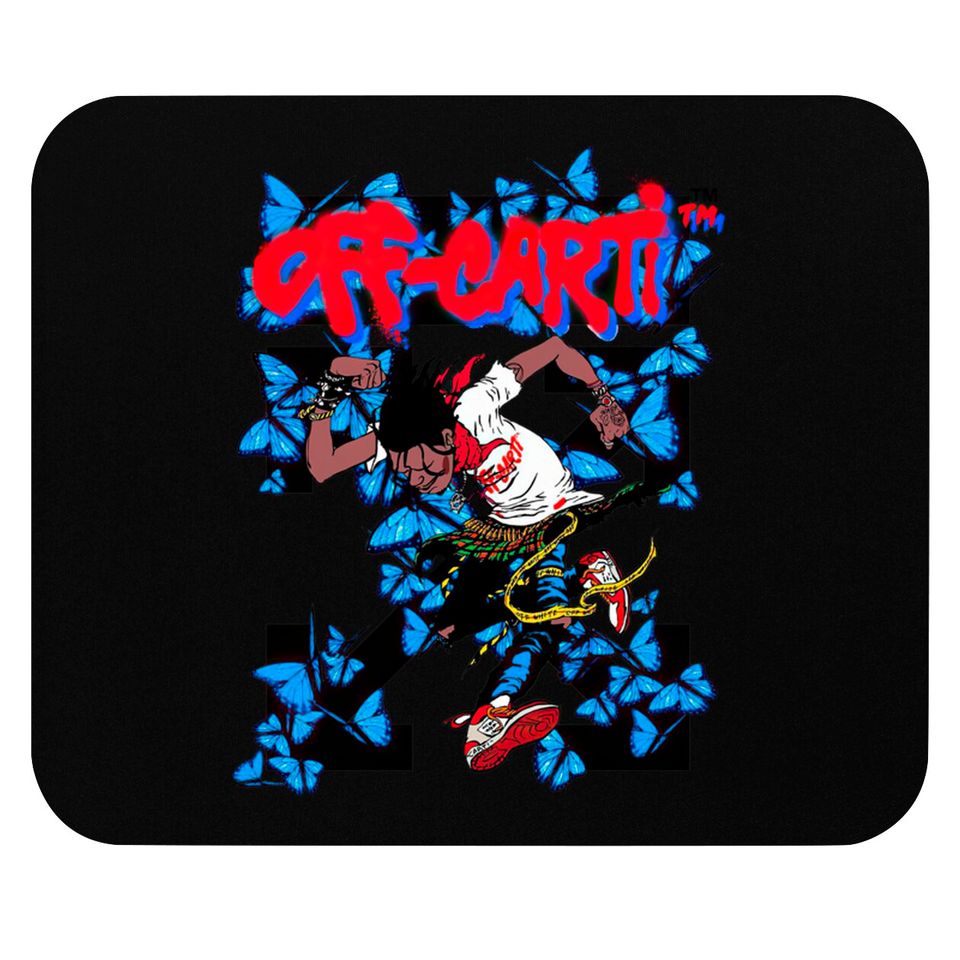 Playboi Carti Butterfly Mouse Pads
