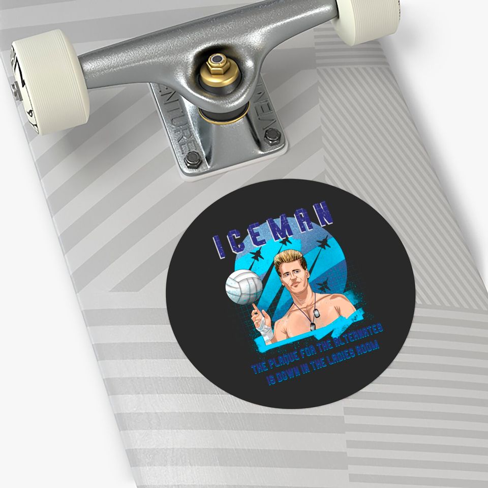 Iceman - Top Gun Volleyball - Stickers
