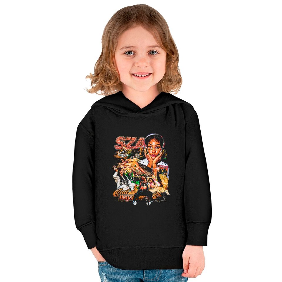 SZA Shirt, SZA Printed Graphic Tee, Sza Good Days Kids Pullover Hoodies, RAP Hip-hop Kids Pullover Hoodies, Vintage shirt