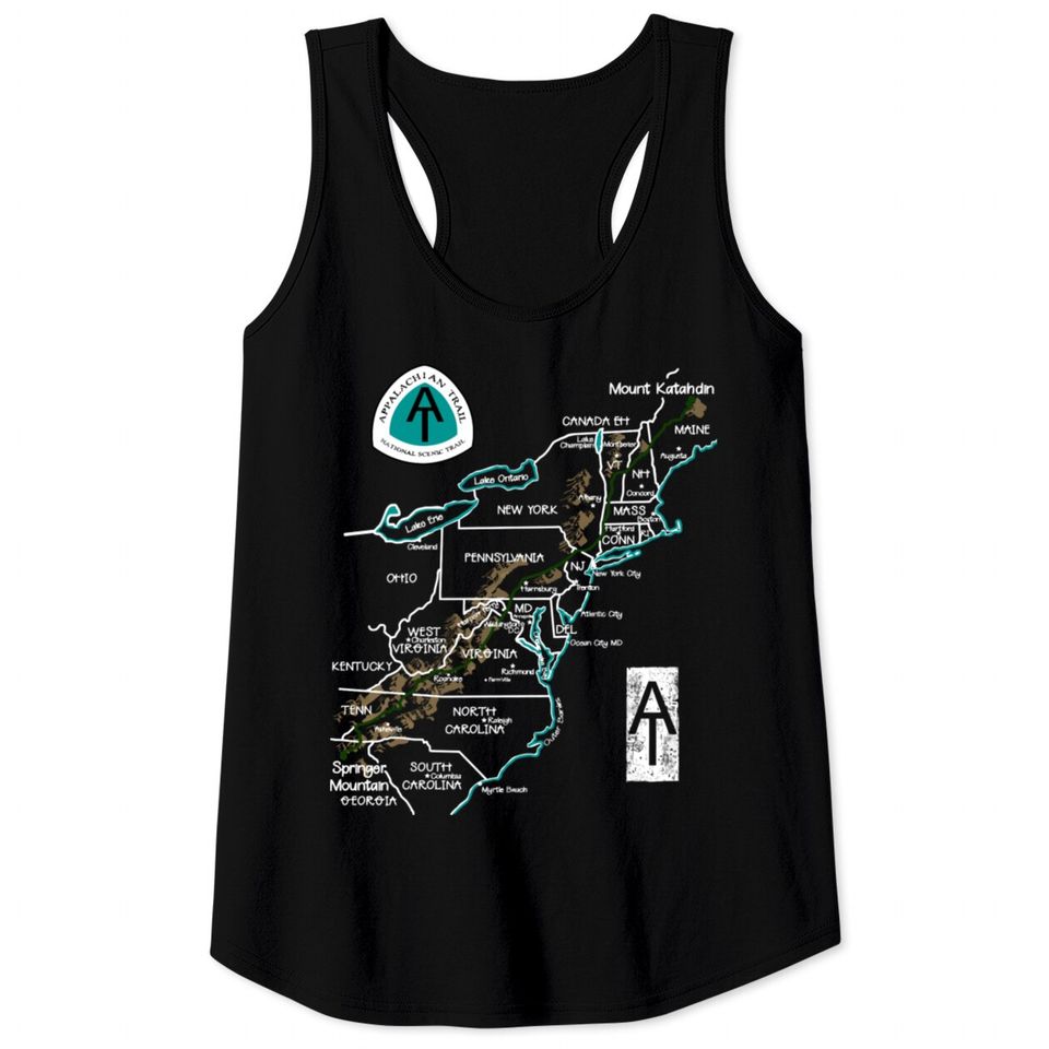 Appalachian Trail Hiking Map