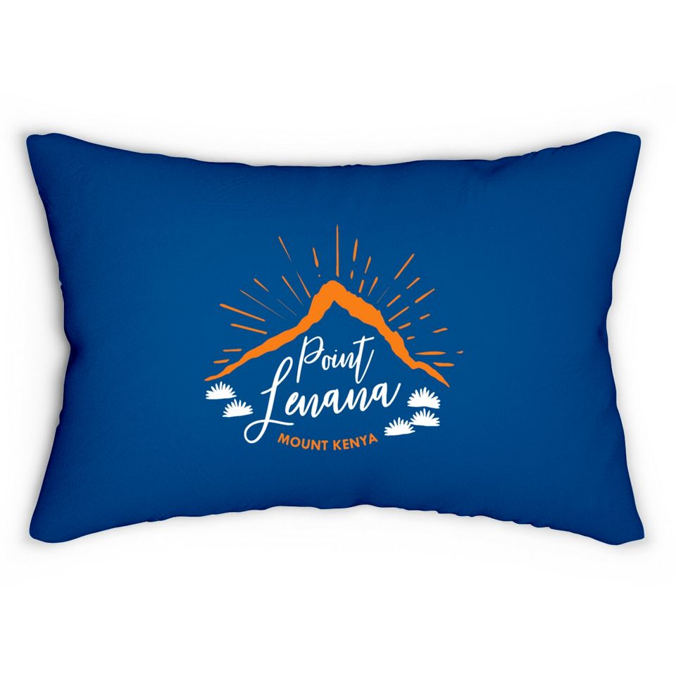 Point Lenana - Mount Kenya Lumbar Pillows