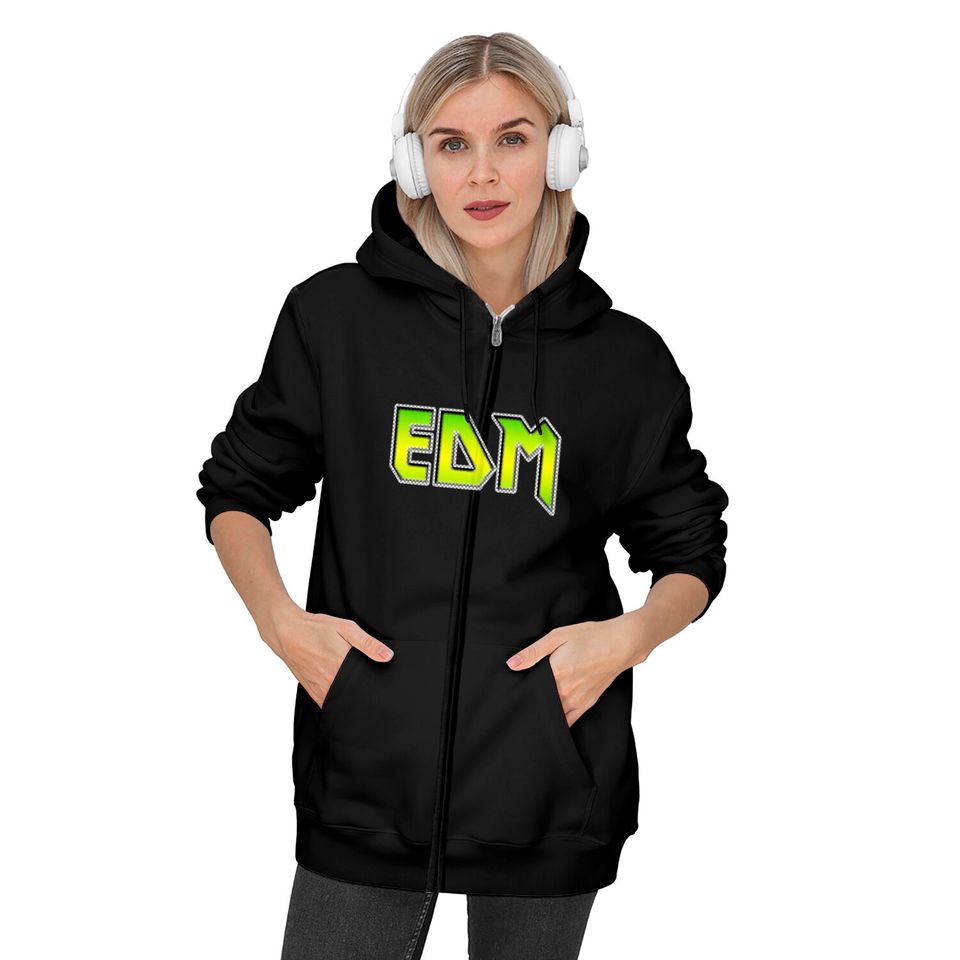 Electronic Dance Music EDM Zip Hoodies