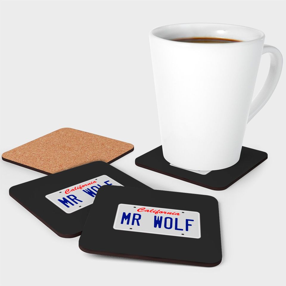 Mr. Wolf - Pulp Fiction Coasters
