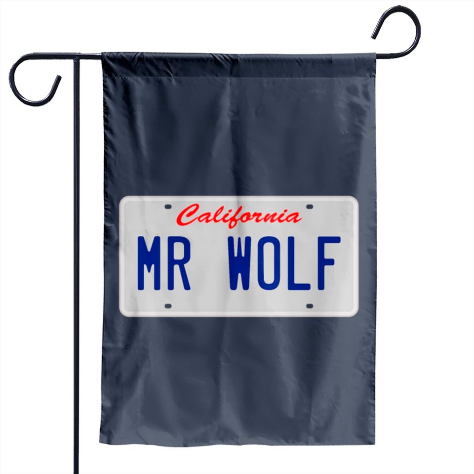 Mr. Wolf - Pulp Fiction Garden Flags