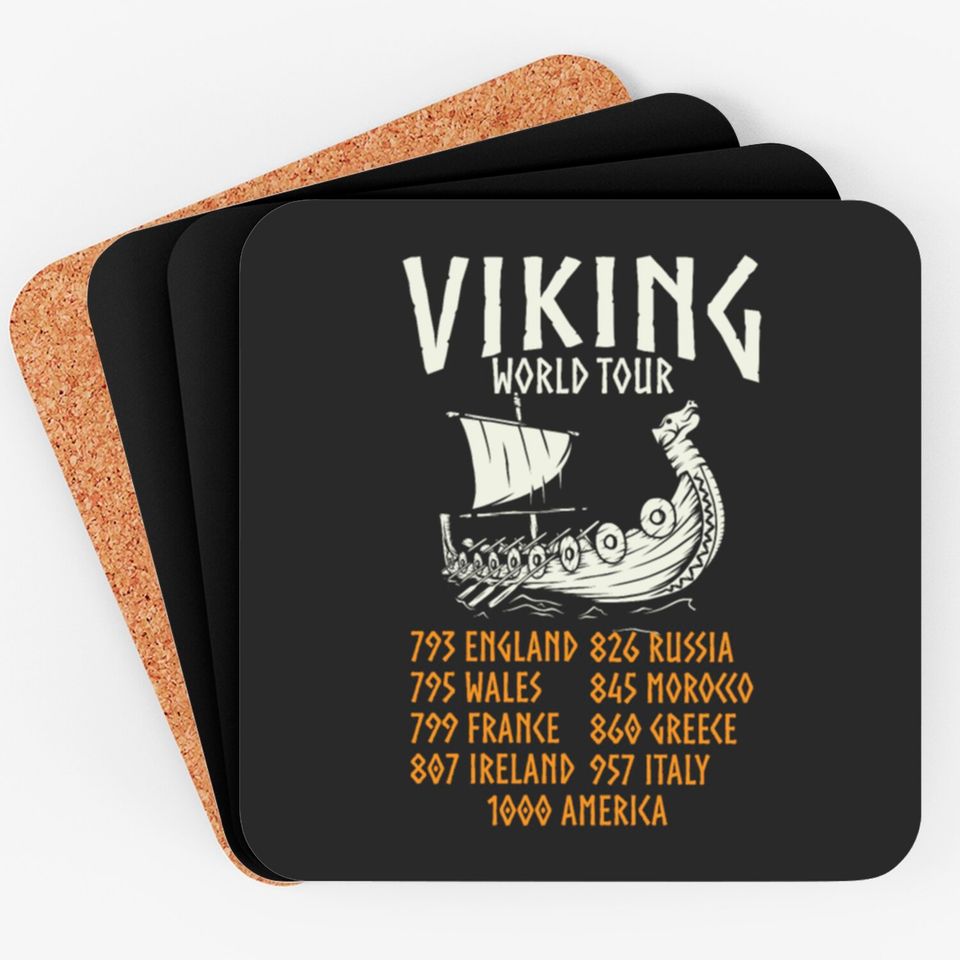 Viking , Vikings Gift, Norse, Odin, Valhalla Coasters