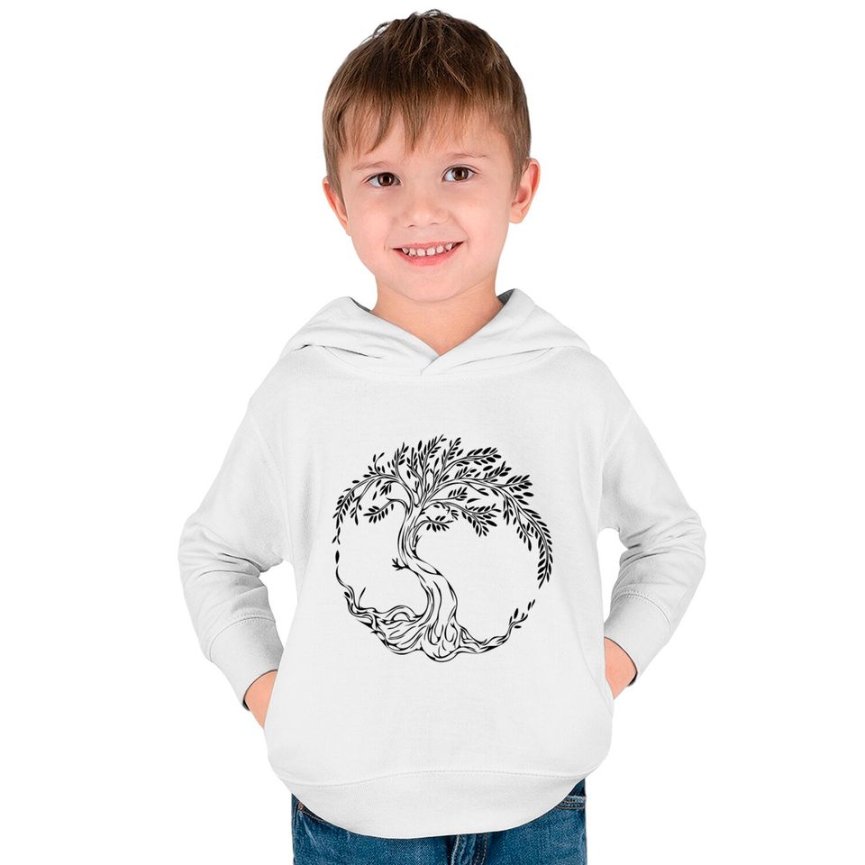Elegant tree of life Kids Pullover Hoodies
