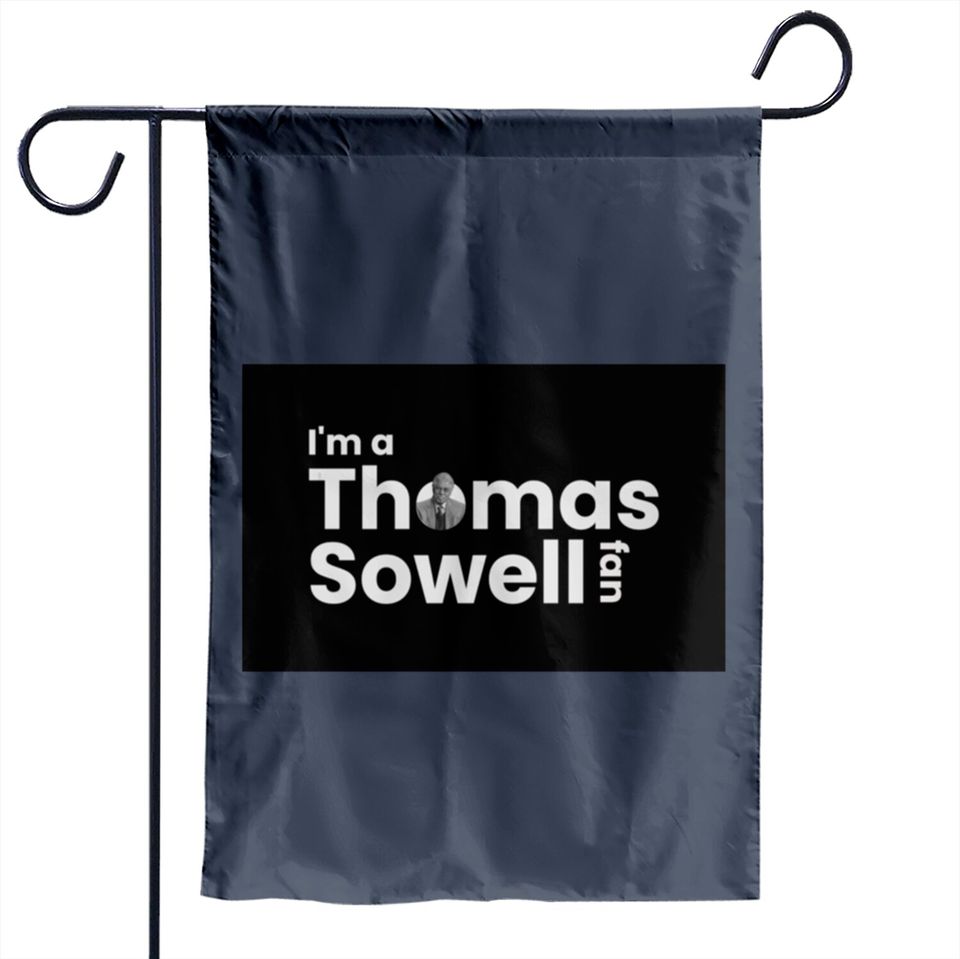 Thomas Sowell Fan Garden Flags