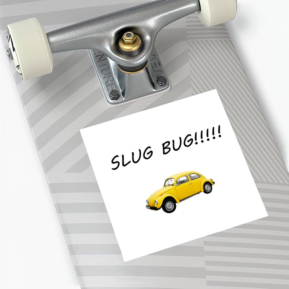 Funny Slug Bug Nostalgic Vintage Car Graphic Stickers