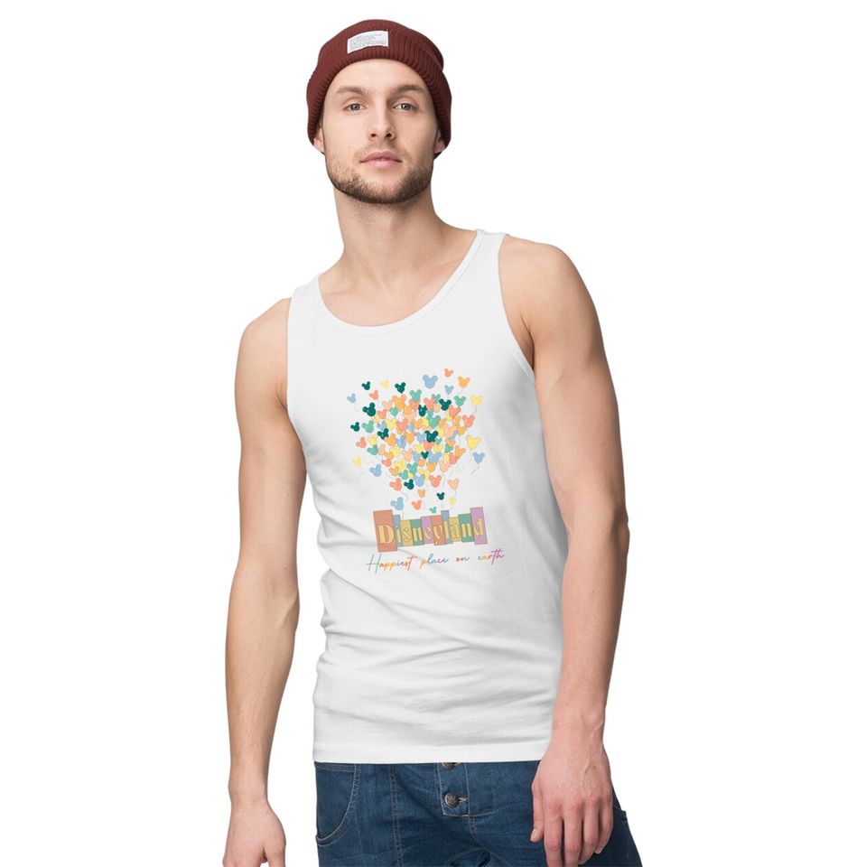 Disneyland Happiest Place on Earth Tank Tops