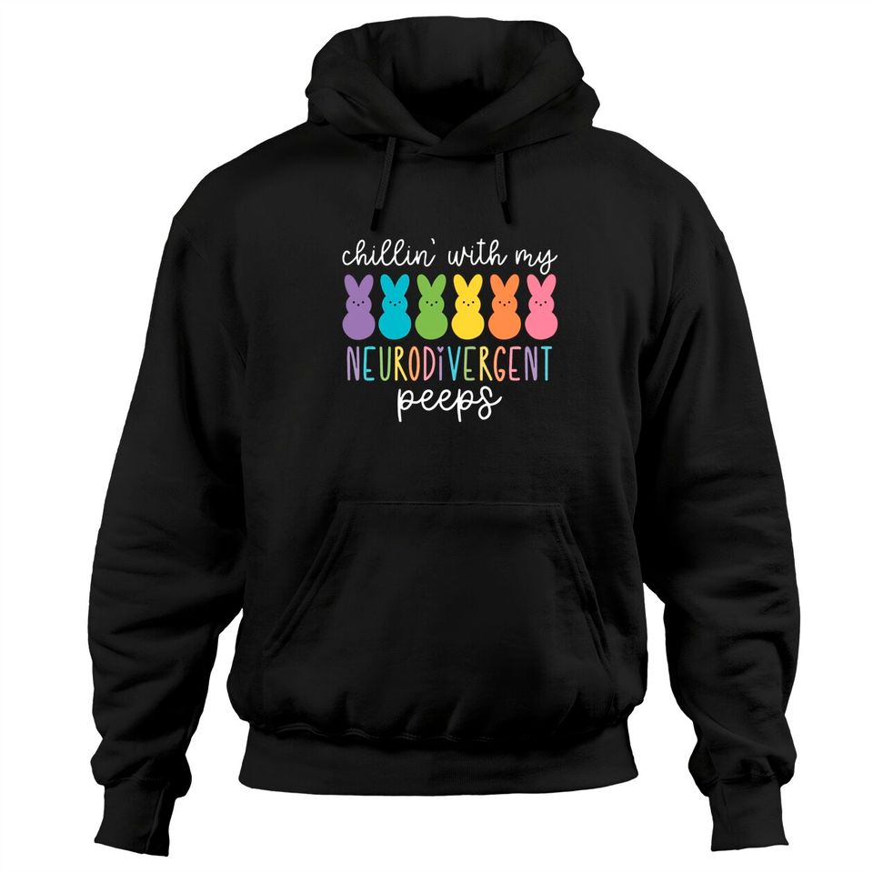 Chillin With My Neurodivergent Peeps Hoodies, Special Education Shirt, Autism Shirt, Awareness Day Shirt, Autism Mom Shirt, Autistic Tee