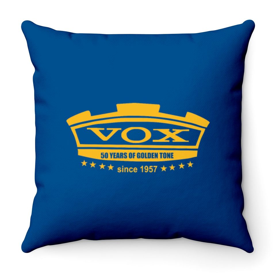 Vox Amplifiers Throw Pillows