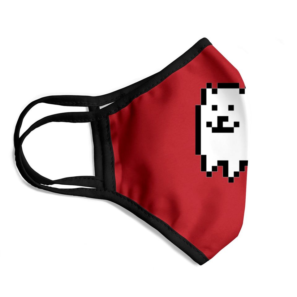 Undertale dog - Undertale - Face Masks