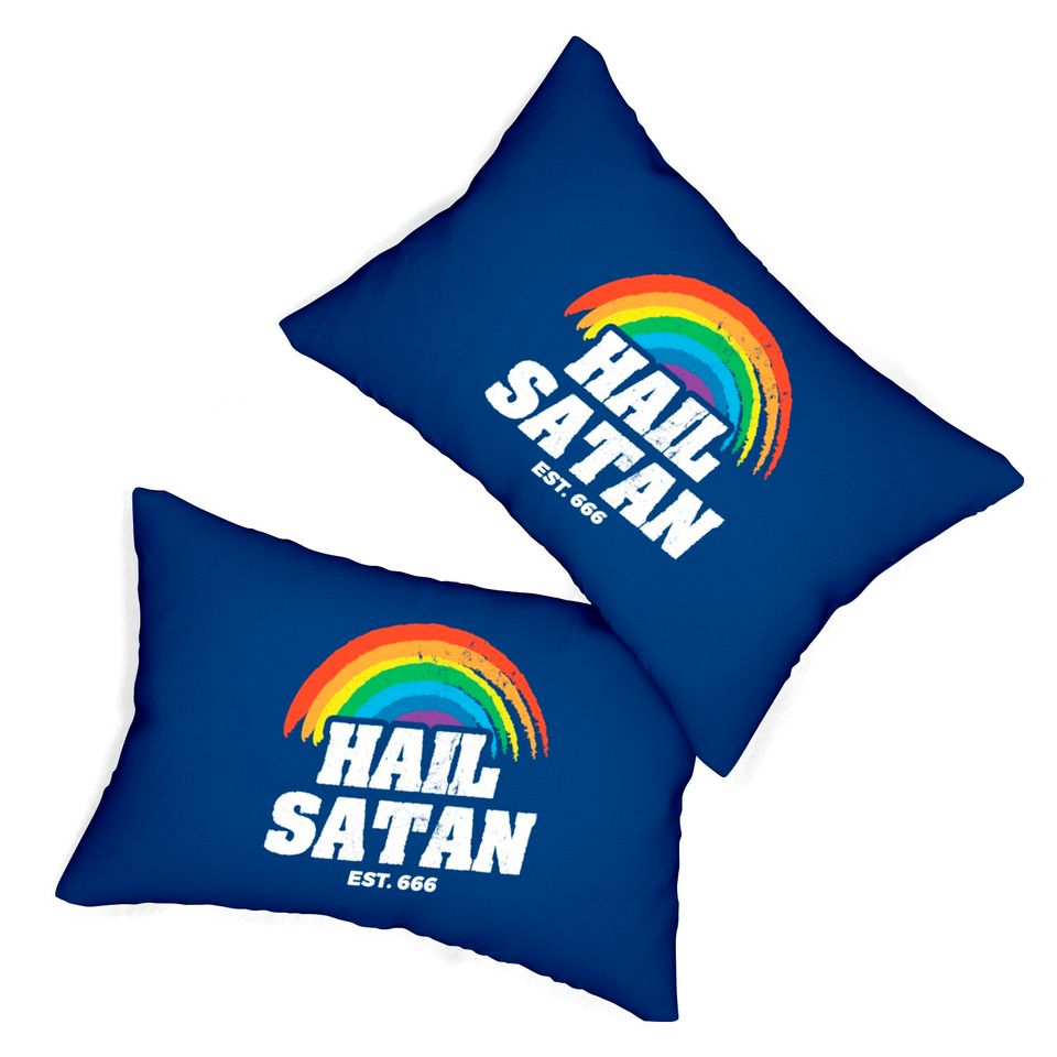 Satanic Funny Satan Lumbar Pillows