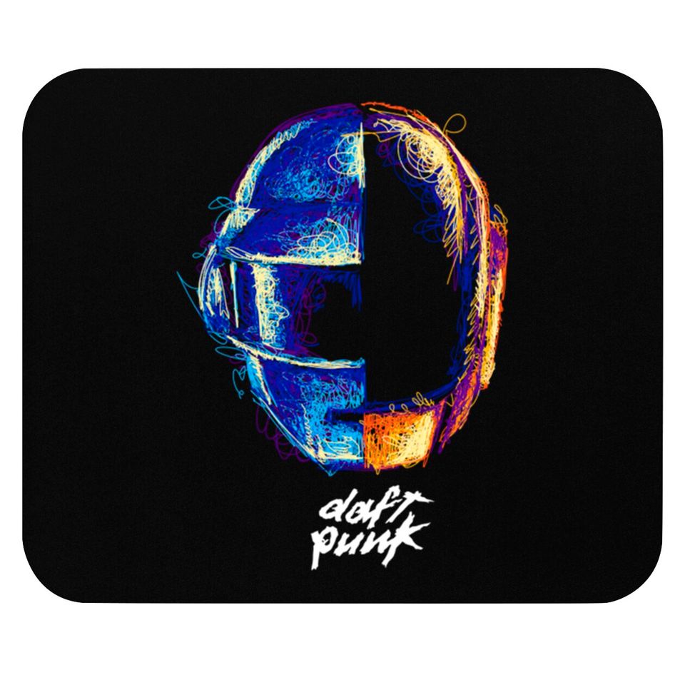 Daft Punk Scribble - Daft Punk Scribble - Mouse Pads