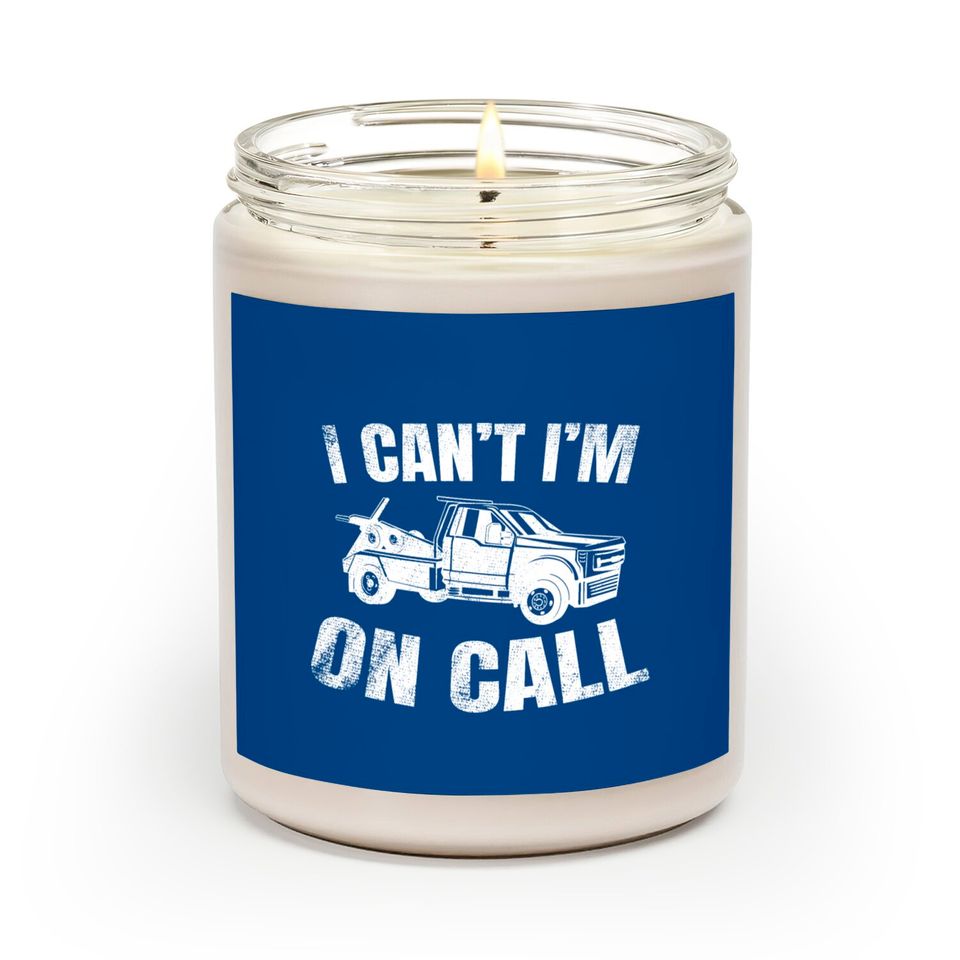 Tow Truck Driver Wrecker Recovery Vehicle Scented Candles