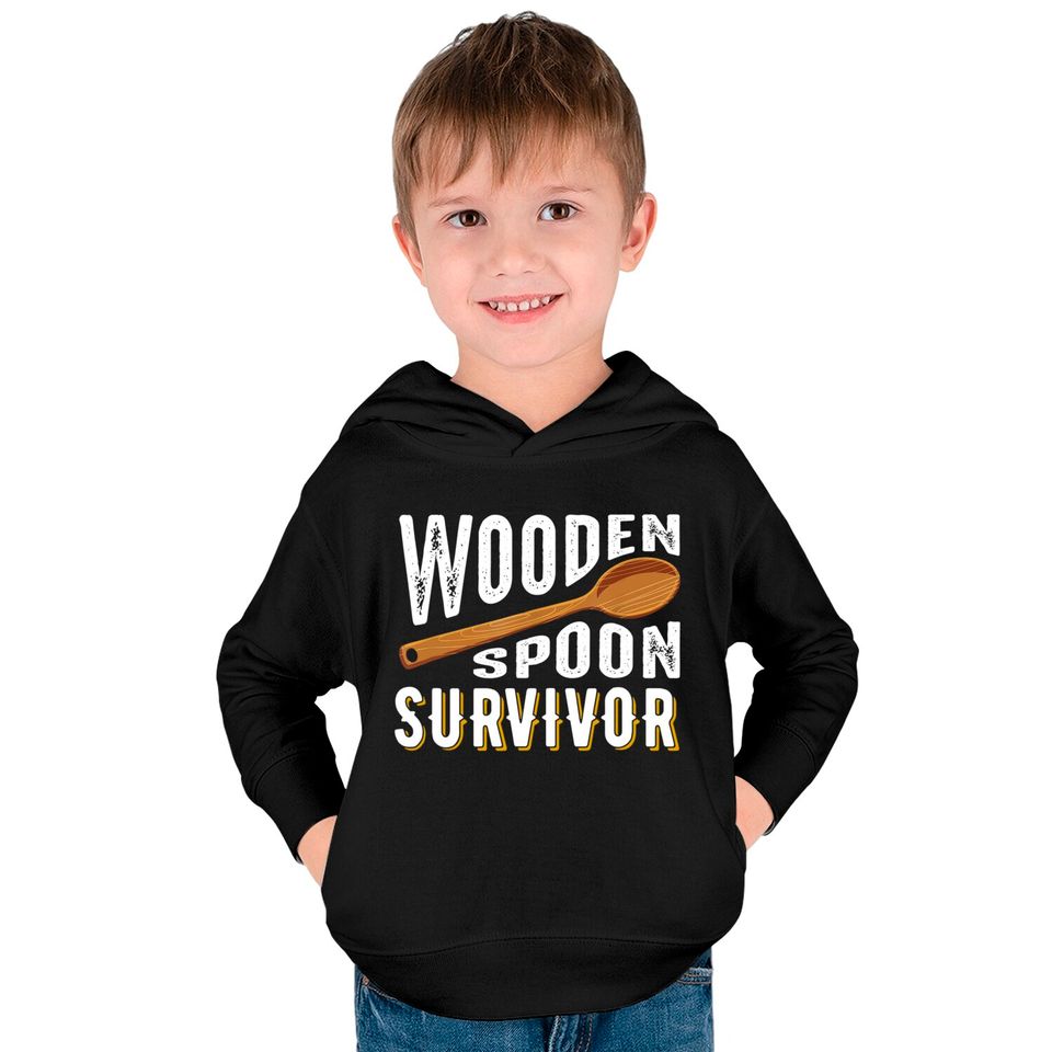 Survivor Kids Pullover Hoodies Wooden Spoon Survivor Champion Funny Gift