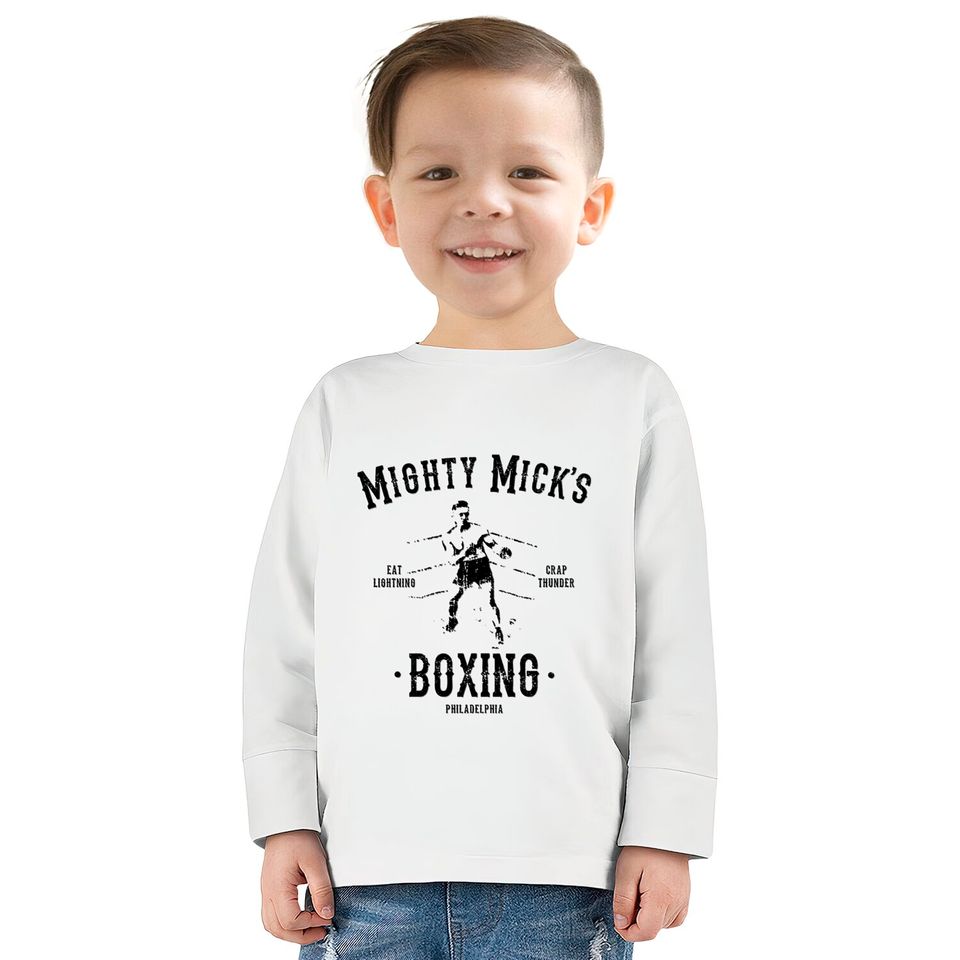 Mighty Mick's Boxing - Rocky -  Kids Long Sleeve T-Shirts