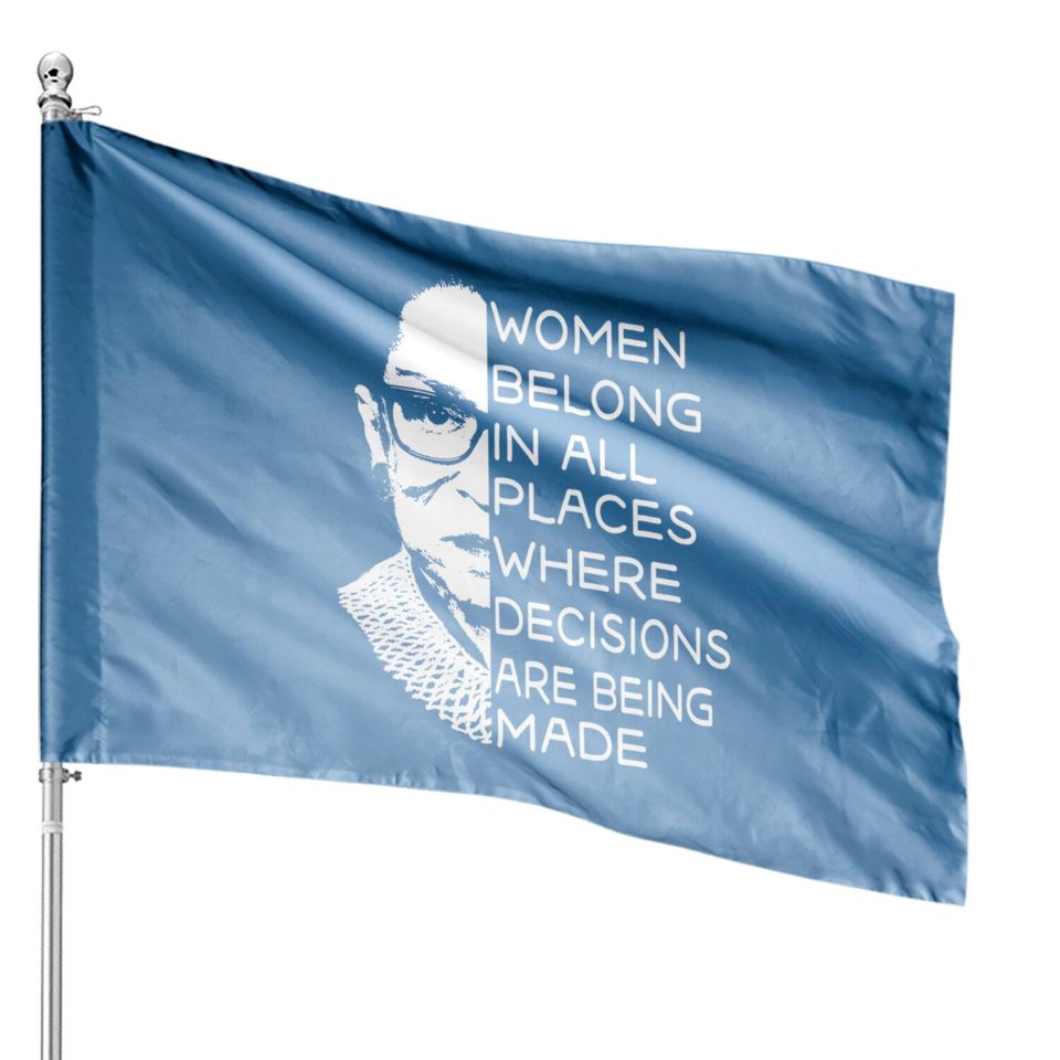 Vintage Notorious RBG - Ruth Bader Ginsburg House Flags