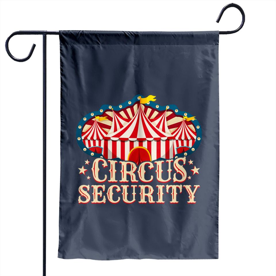 Circus Party Garden Flag - Circus Garden Flag - Circus Security Garden Flags