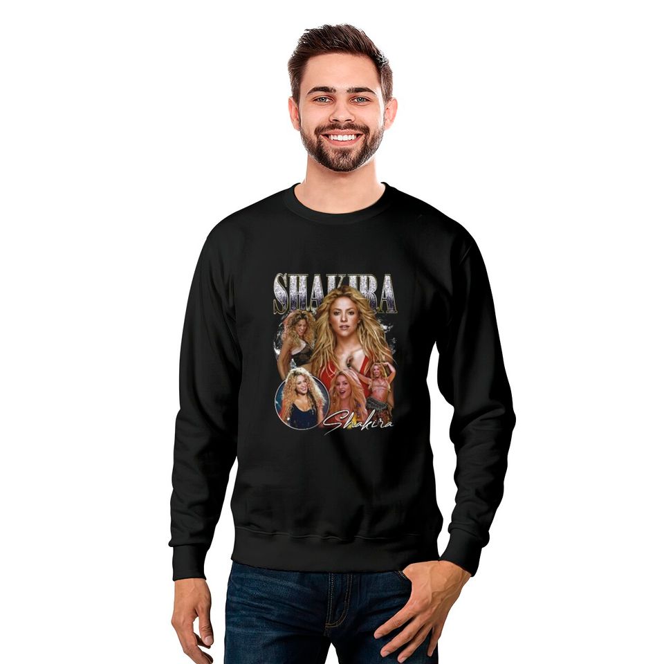 SHAKIRA Vintage shirt - Shakira 90s bootleg retro Sweatshirts